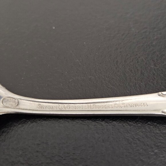 ONEIDA LTD. SIMEON L. & GEORGE H. ROGERS STAINLESS 5 PC SERVING SET - Picture 10 of 11